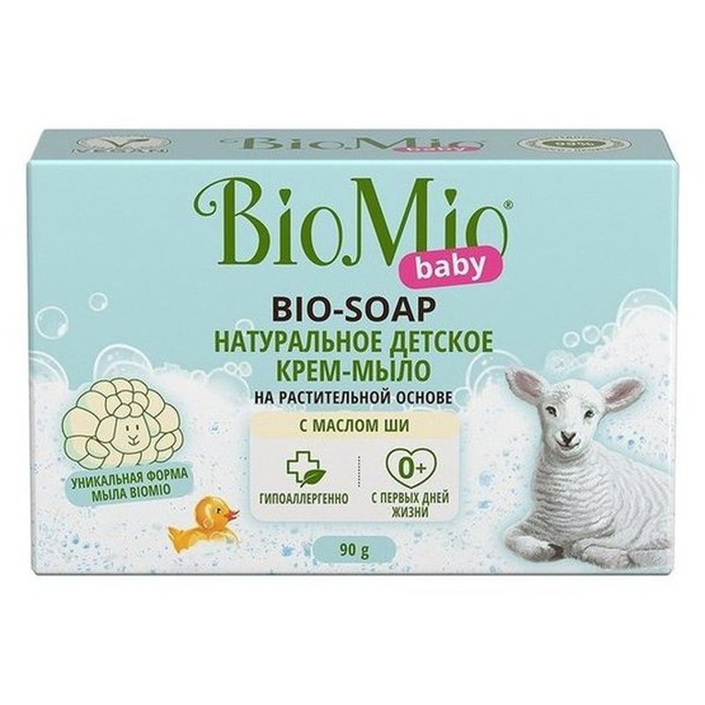 КРЕМ-МЫЛО ДЕТСКОЕ BIOMIO BABY BIO CREAM-SOAP 90ГР