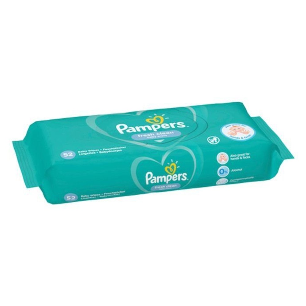 Детские влажные салфетки Pampers Fresh Clean 52 шт.