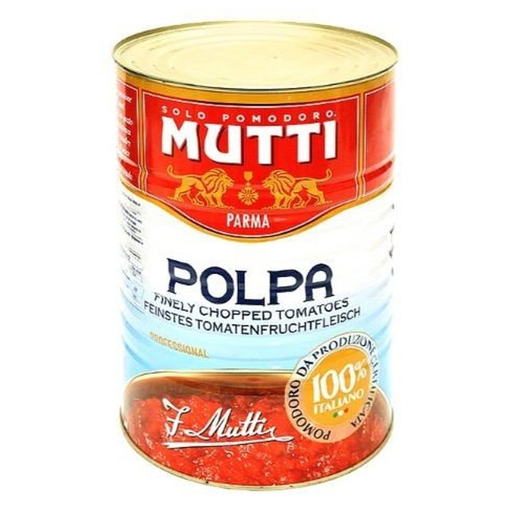 Мякоть очищенных томатов Мутти 4050 гр 