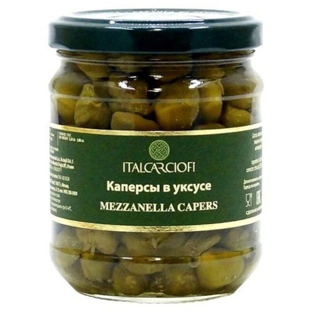 Каперсы ITALCARCIOFI в винном уксусе 212 МЛ