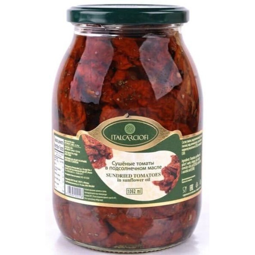 Italcarciofi Вяленые помидоры в масле - 1062 мл.