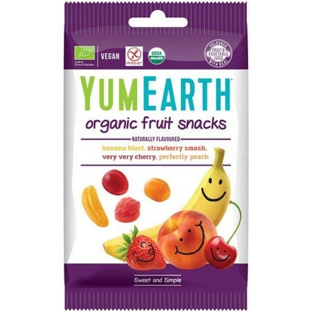Снеки фруктовые YumEarth ассорти 50 г