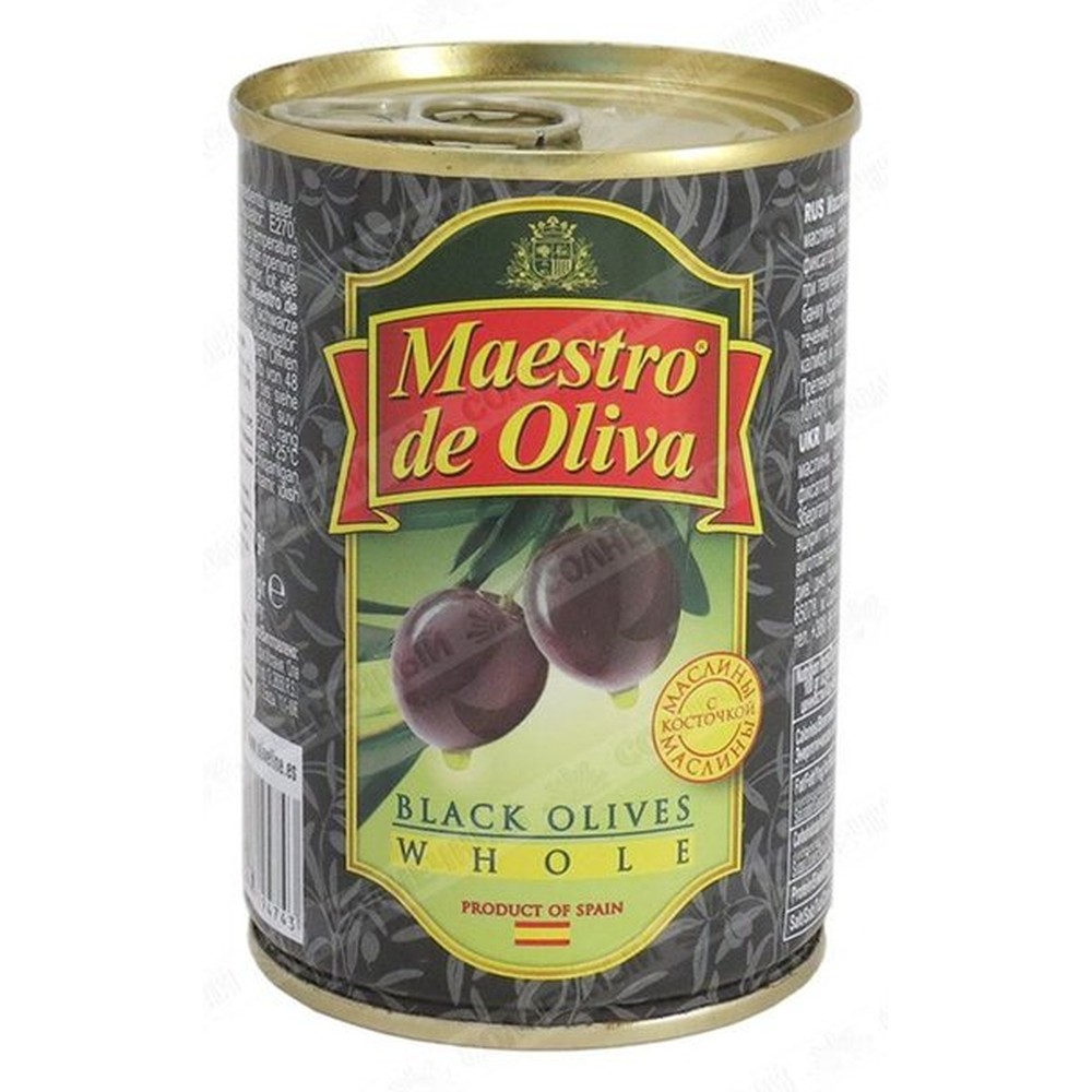 Маслины MAESTRO DE OLIVA с косточкой, 280г