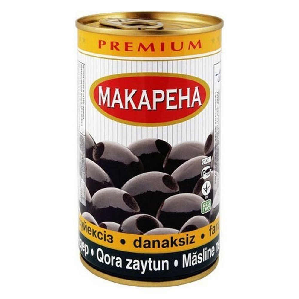 Маслины Makarena Bravo черные без косточки 314мл