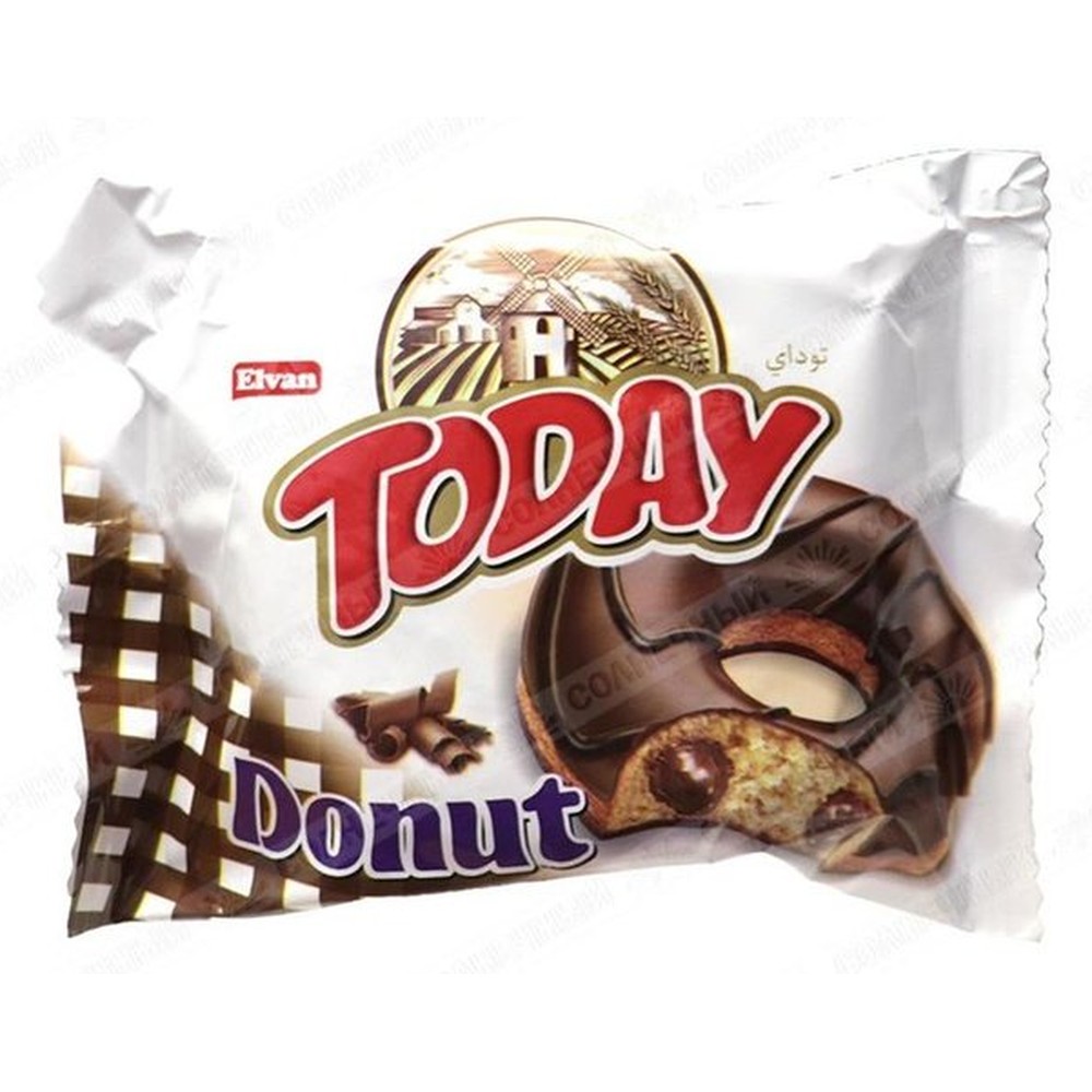 Бисквит TODAY DONUT вкус какао 50 г