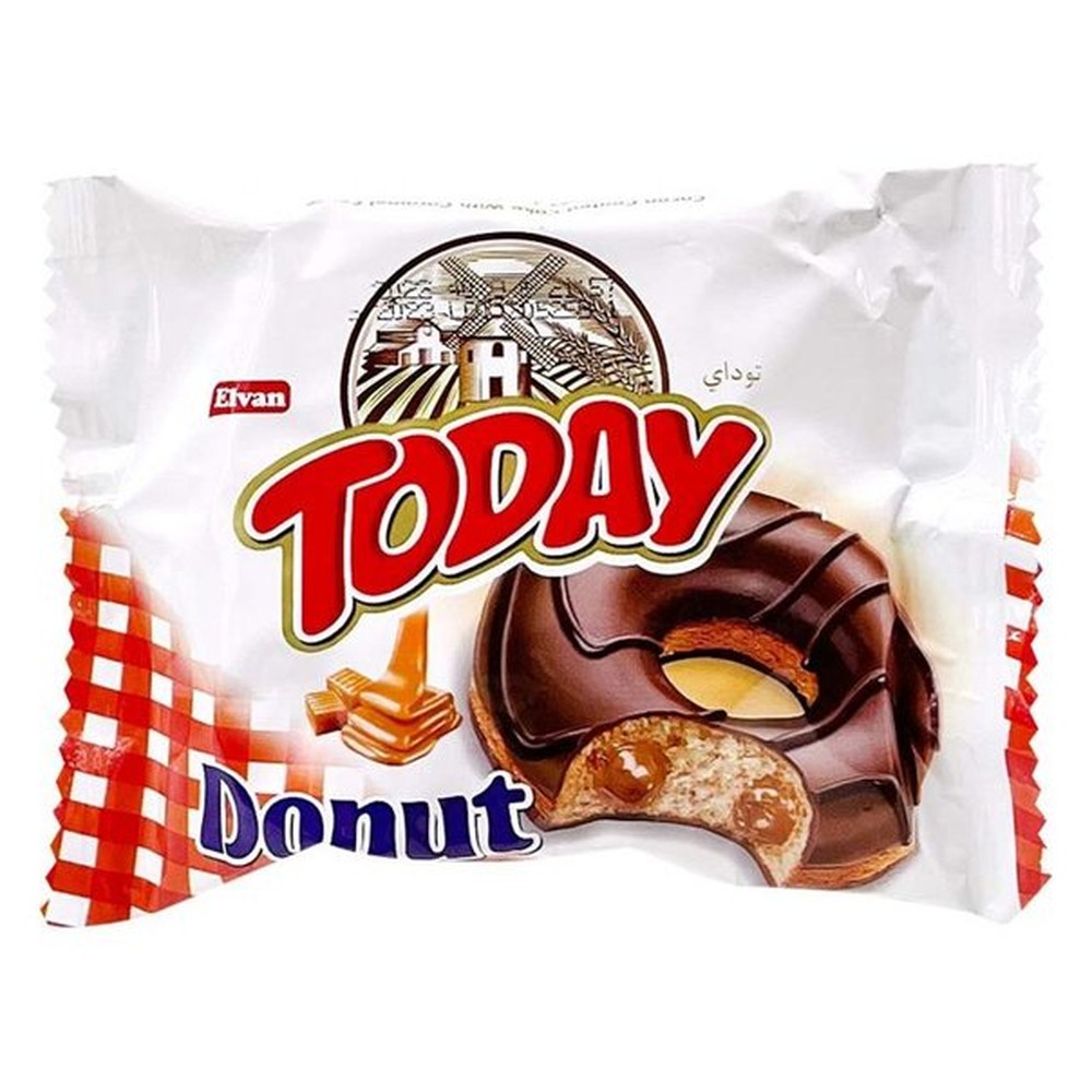 Бисквит TODAY DONUT вкус карамель 50 г