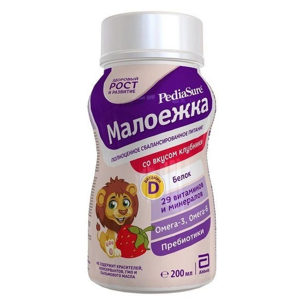 PediaSure Малоежка со вкусом клубники 200 мл