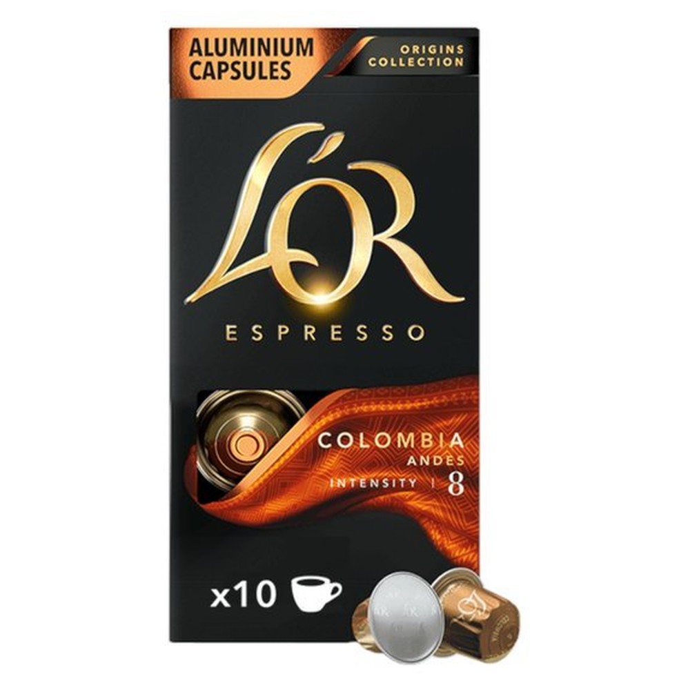 КОФЕ КАПСУЛА L’OR ESPRESSO COLOMBIA 10ШТ КАРТ/УП