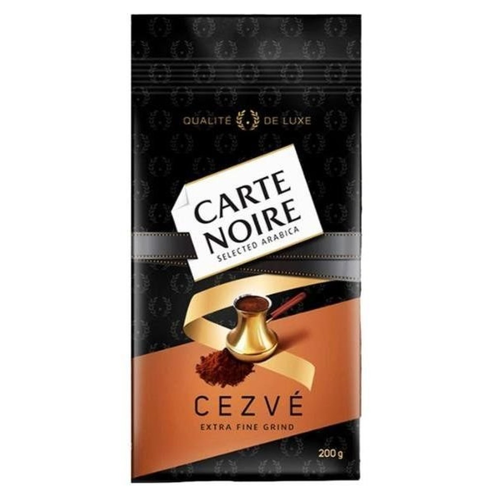 КОФЕ CARTE NOIRE ЖАРЕНЫЙ МОЛОТЫЙ ДЛЯ ТУРКИ 200ГР