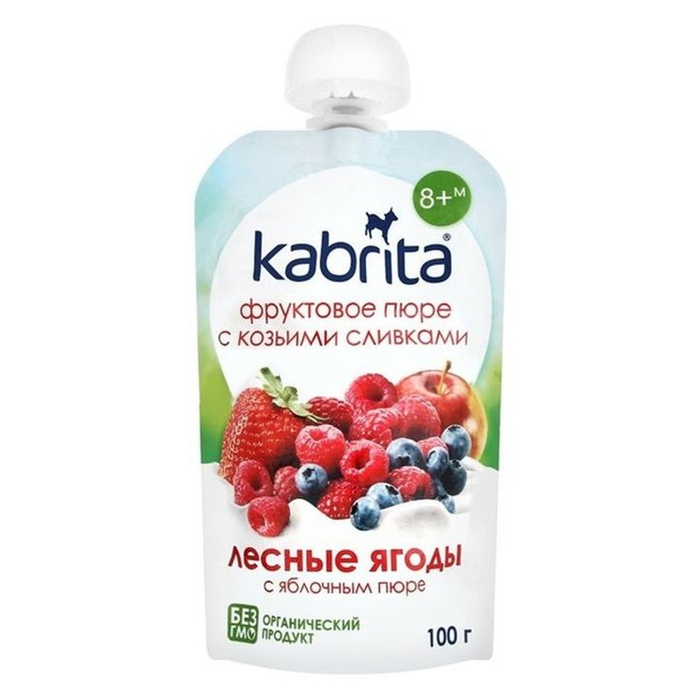 100Г ФРУК ПЮРЕ ЛЕСН ЯГ KABRITA
