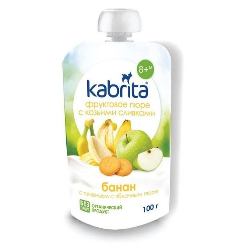 100Г ФРУК ПЮРЕ БАНАН KABRITA