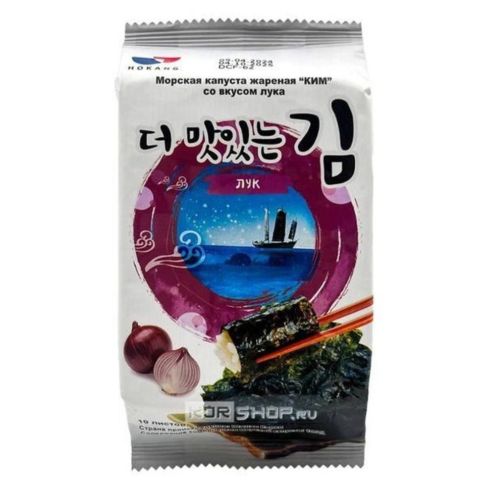 Водоросли VCA обжаренные со вкусом лука 5 гр 