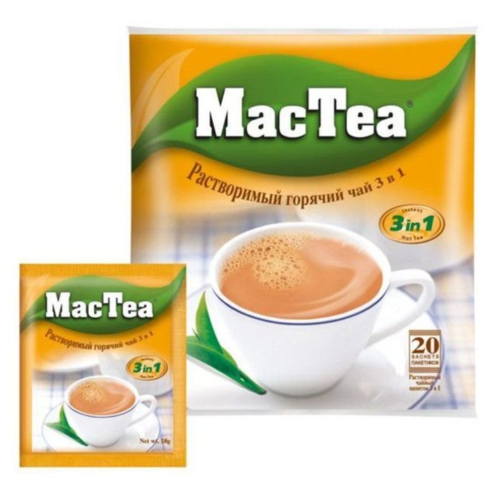 Чай 3 в 1 MacTea 20 пакетиков 