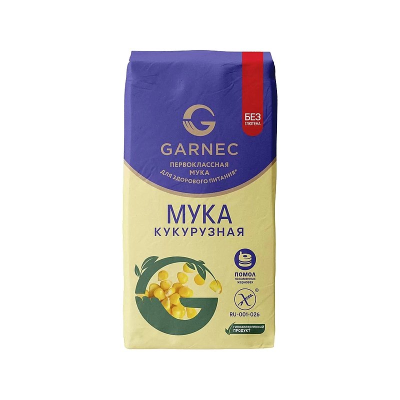 Мука Гарнец кукурузная 500 гр.